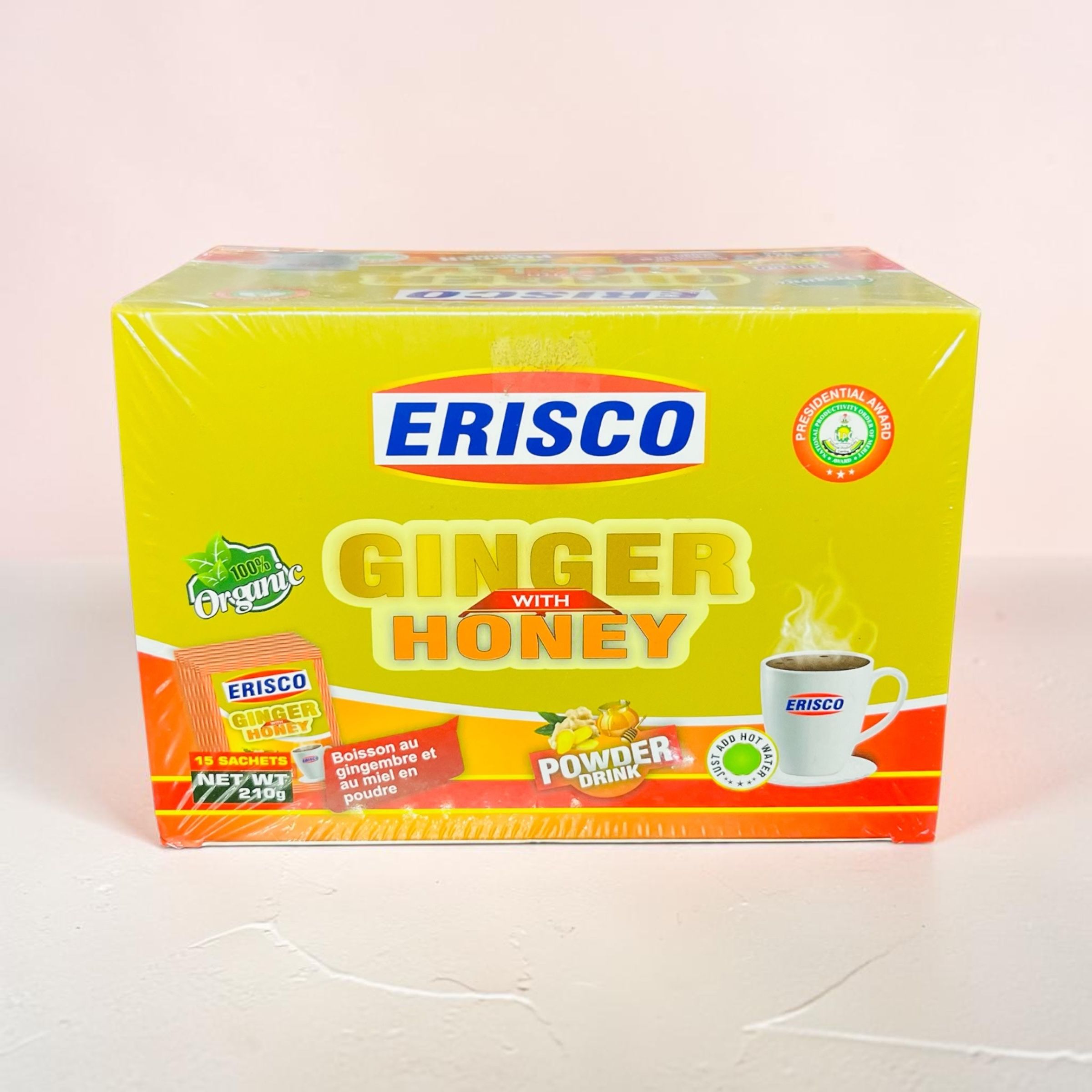  ERISCO GINGER WITH HONEY POWDER DRINK 210G 
